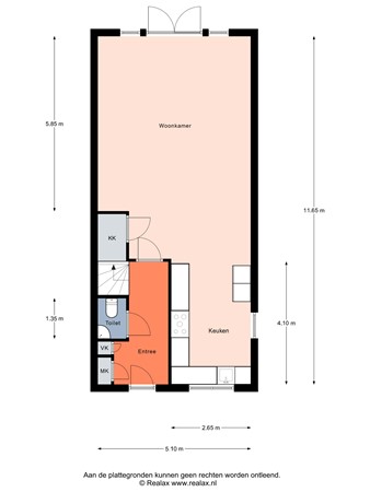 Floorplan - Bloemkamp 15, 3751 JK Bunschoten-Spakenburg